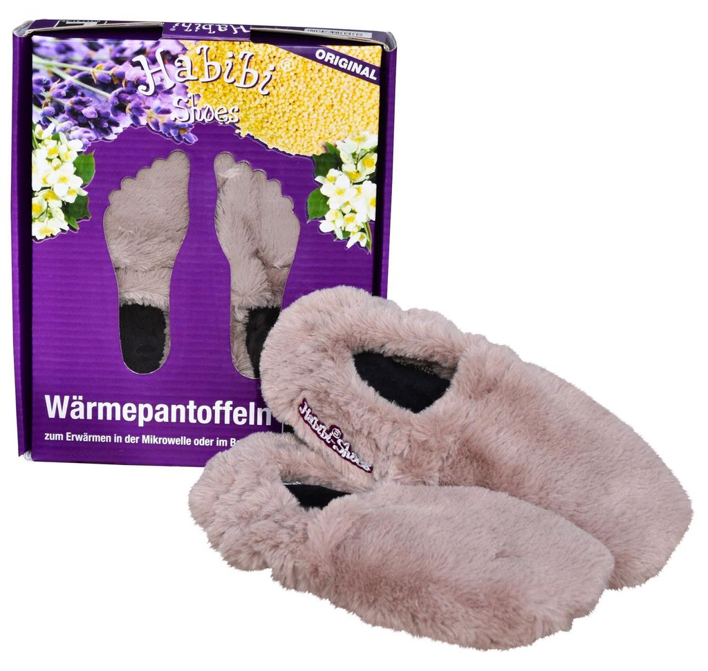 Habibi Wärmeschuhe - grau Größe L (EU 41-45) Produktbild 