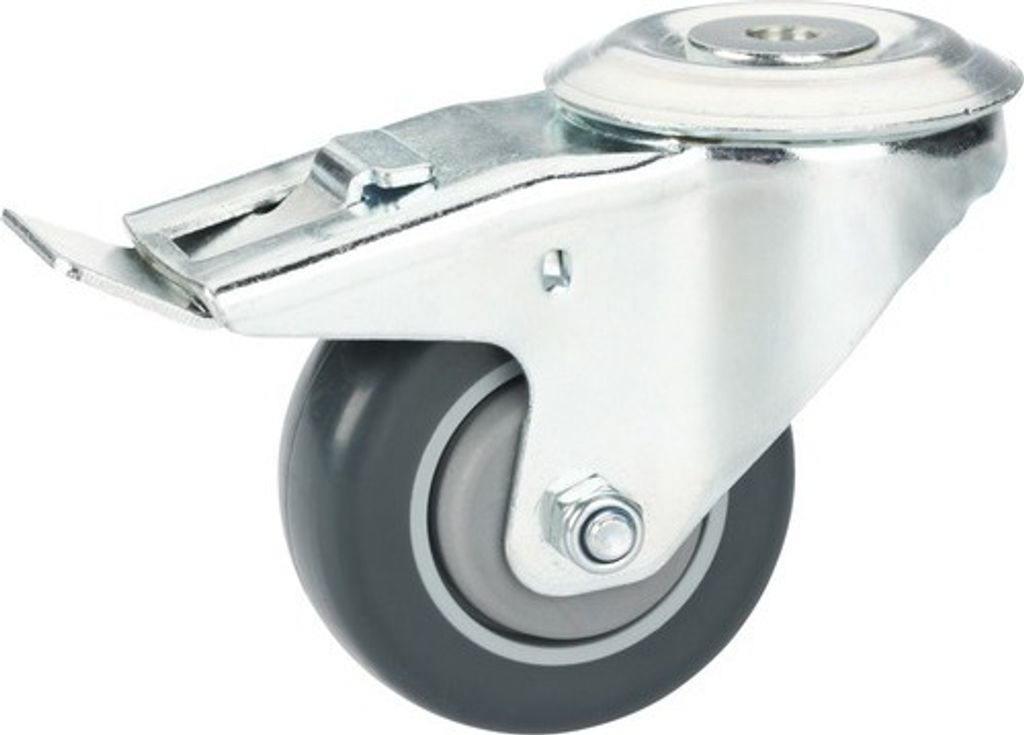 Tarrox Lenkrolle feststellbar 80x32 mm mit TPE Lauffläche bis 140 kg