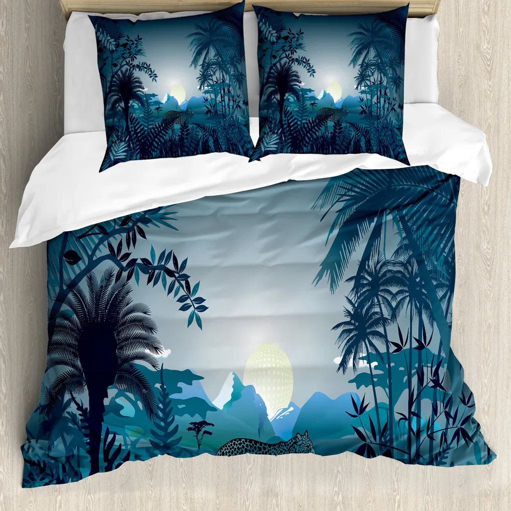 Set Copripiumino Tigre Urwald ABAKUHAUS 155x220 | Design Biofilico