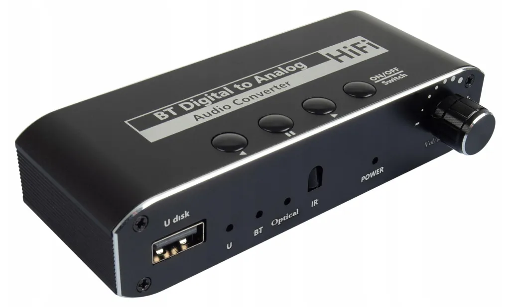 Convertitore Audio Digitale a Analogico,192KHz DAC SPDIF a 3,5 mm AUX Adattatore,Estrattore Audio HDMI ARC SPDIF Coassiale a 3,5 mm Stereo, L/R, SPDIF