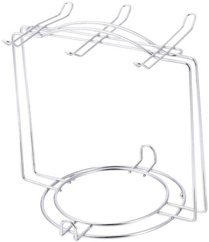 Espressokopf- und Tassenhalter aus Metall für 6 Tassen und Teller