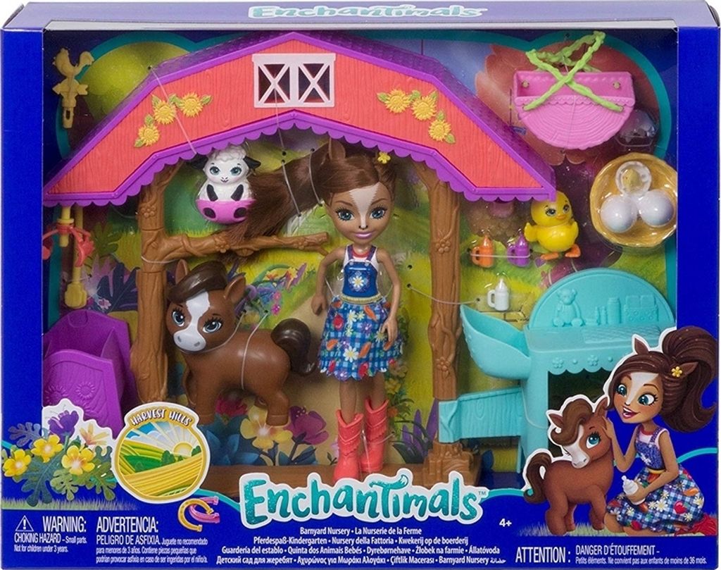 Enchantimals Zábavná škôlka s koňom Haydie a klusákom Obrázok produktu 