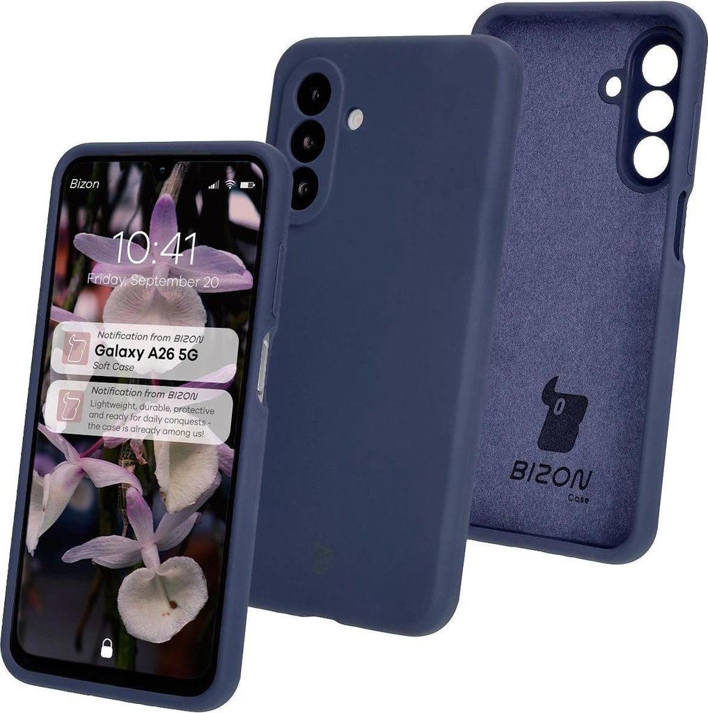 Bizon Soft Case Samsung Galaxy A26 5G dunkelblau