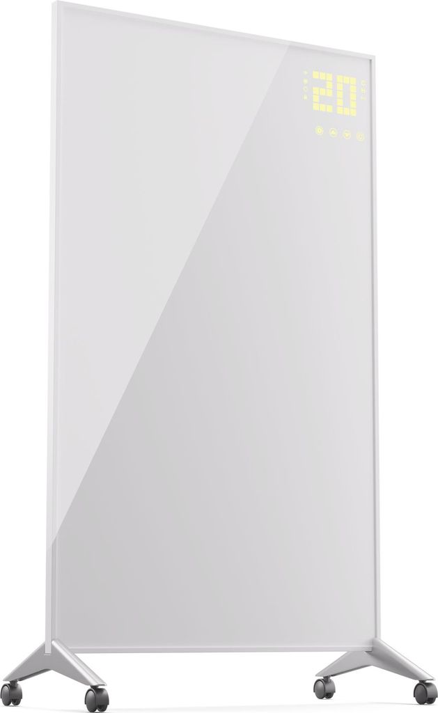 Klarstein Infrarotheizung mit Thermostat, 800W Elektroheizung, Smart Home Infrarotheizung zur Wandmontage, IR mit App-Steuerung & Erkennung Offener...