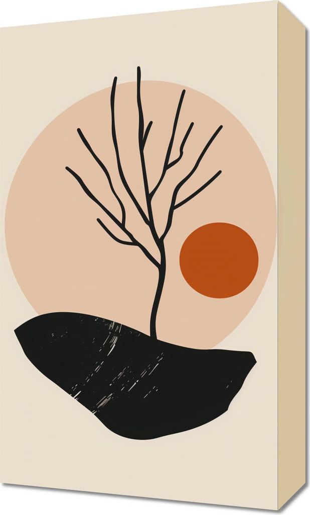 Bild 30x50cm Nackter Baum