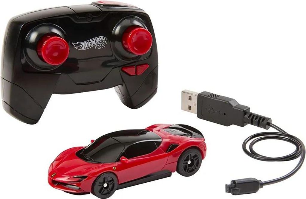 Hot Wheels Voiture Ferrari télécommandée Rouge Rouge One Image du produit 
