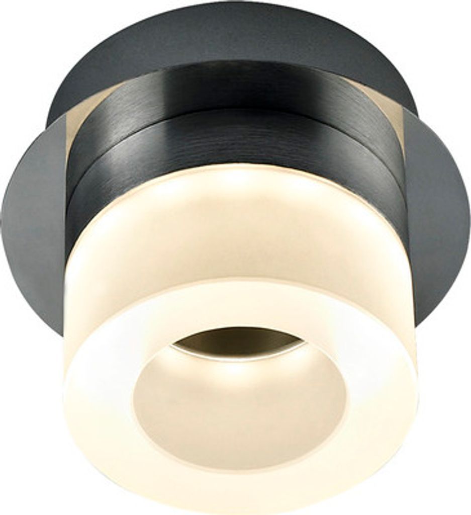 FLAIR LED Deckenleuchte 7W 630 lm 3000 K Ø 11 cm Azimech chrom