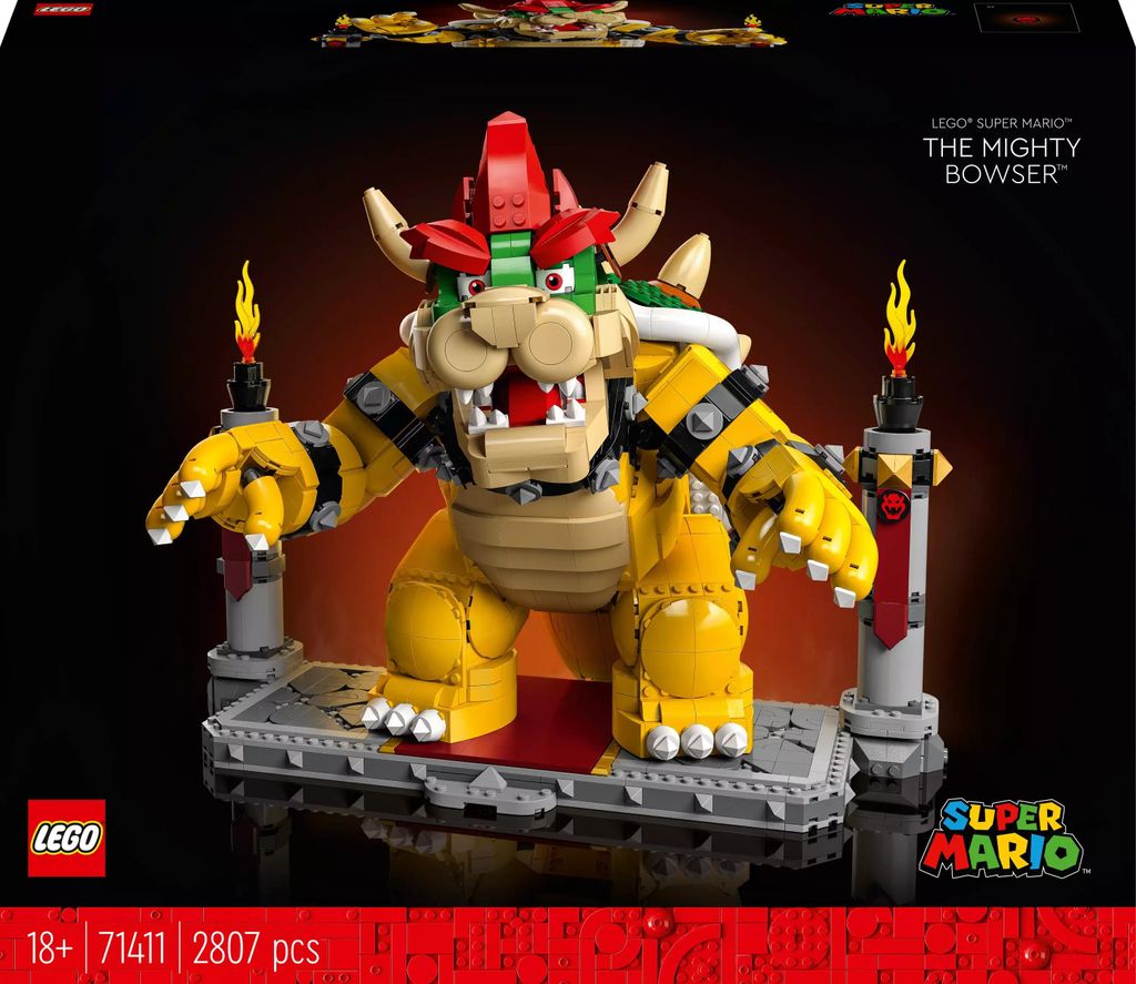 LEGO 71411 Super Mario Potężny Bowser, Klocki Konstrukcyjne Zdjęcie produktu 