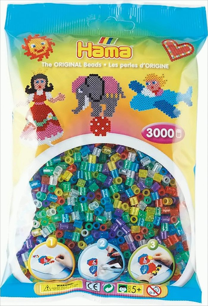 HAMA GLITTERPERL.BT.3000 Stück, 1Beutel Produktbild 