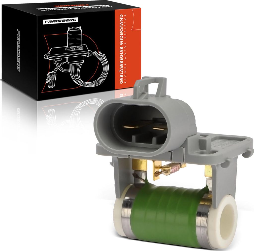 Frankberg 1x Gebläsewiderstand für Ford Ecosport Fiesta V JD JH 1.0L 1.5L 1.2L 1.3L 1.4L 1.6L 2.0L Bj ab 2001