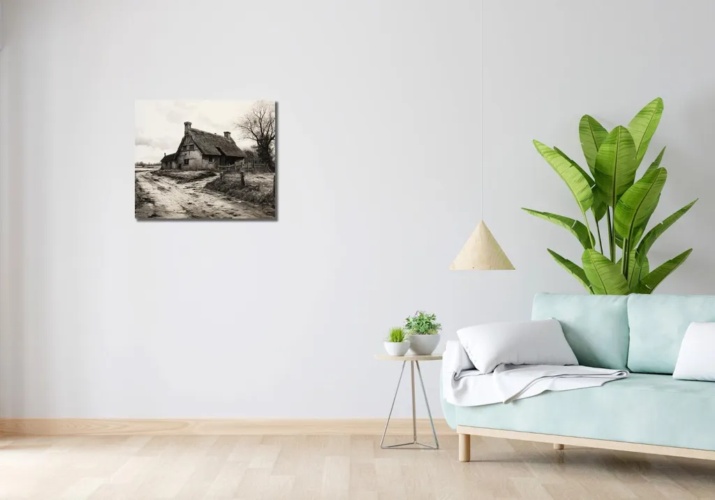 Tableau Image 60 x 50 cm Enchanté dans le temps - Décoration Murale
