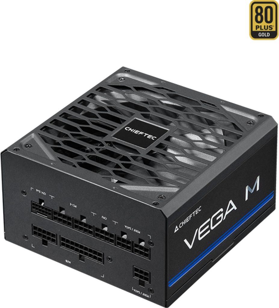 Chieftec Vega PPG-1000-C, 1000 W, 100 - 240 V, 50/60 Hz, 12 Image du produit 
