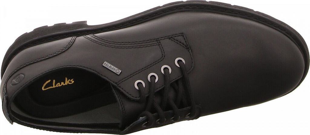 Clarks Schnürhalbschuhe bequem in schwarz, Gr. 10.5 Produktbild 17