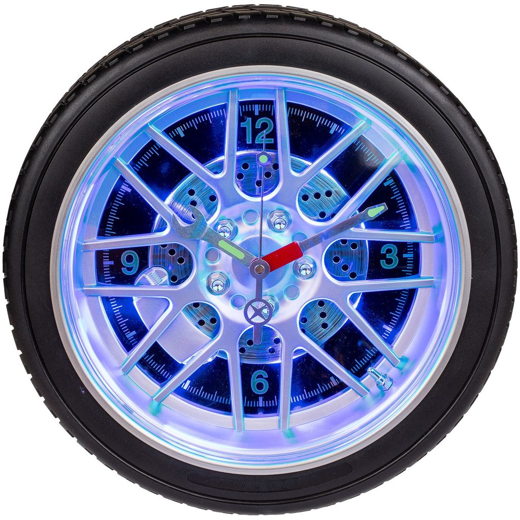 Wanduhr »Reifen« Ø 35cm inkl. LED-Beleuchtung Produktbild 