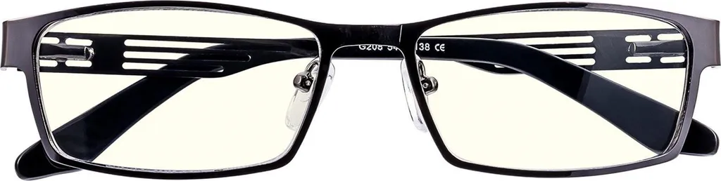 Lunettes anti-lumière bleue GLASSA PCG 208 Grises - Dioptrie +2,00
