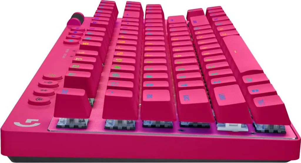 Logitech G PRO X TKL Keyboard Gaming RF Wireless Bluetooth Pink QWERTY