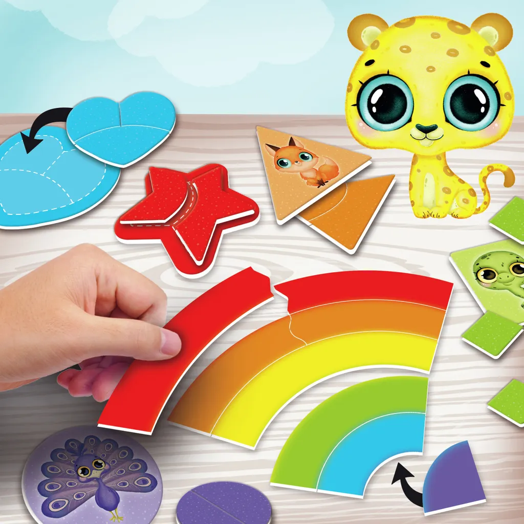 Jeu de Société Éducatif Lisciani 97111 Apprendre les Couleurs et Formes - 2