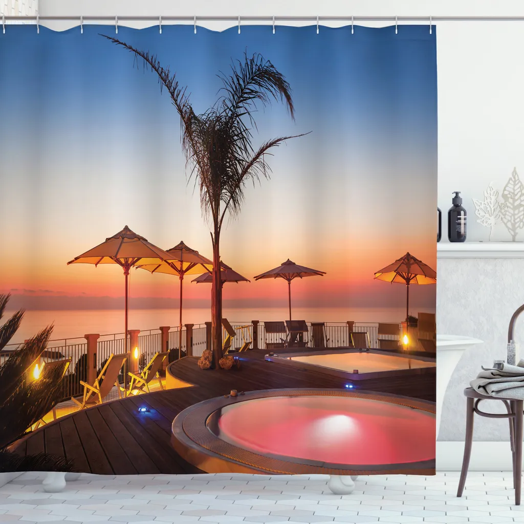 Tenda Doccia per Famiglia ABAKUHAUS 175x240cm - Sicura e Resistente
