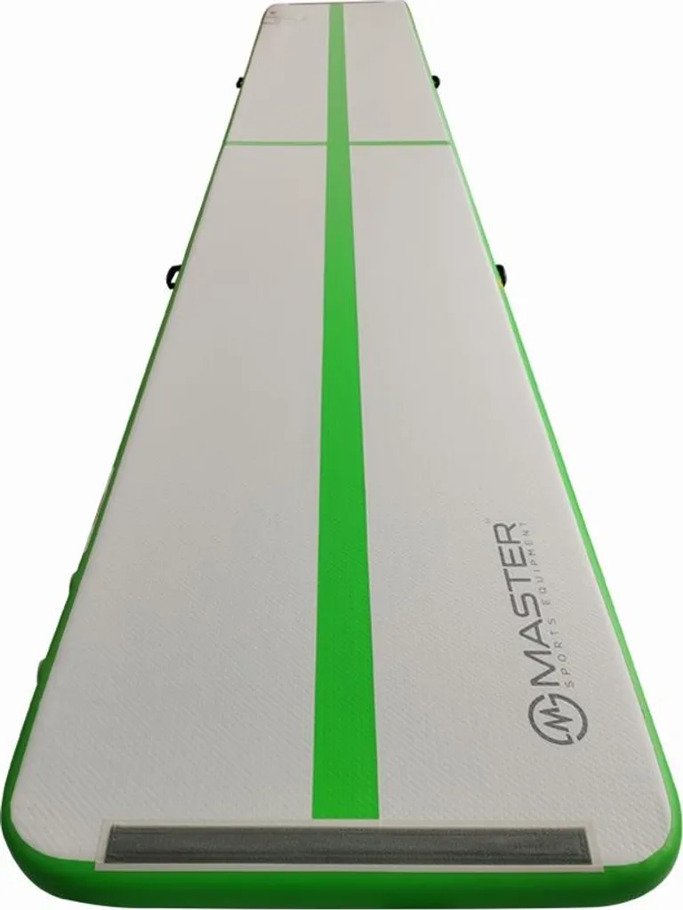 Tapis de saut gonflable Airtrack 6m vert : fini les chocs articulaires