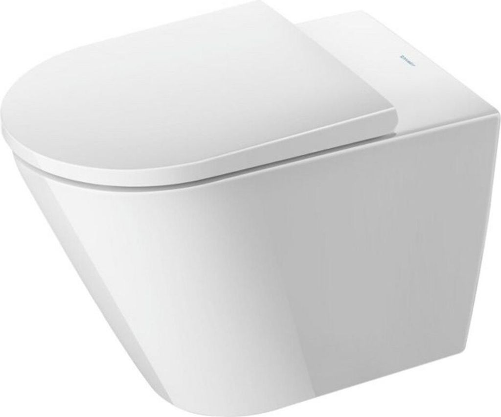 Duravit D-Neo Stand-WC, Tiefspüler, spülrandlos, Abgang: waagerecht, back to wall, 370x580x400mm, 2003090000