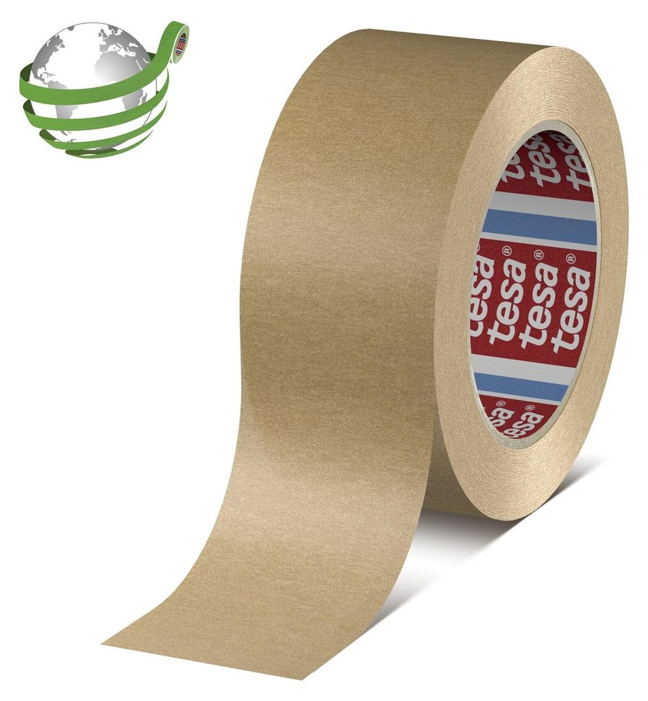 6 x tesa 4713, Papierklebeband, Papier Packband, braun Produktbild 