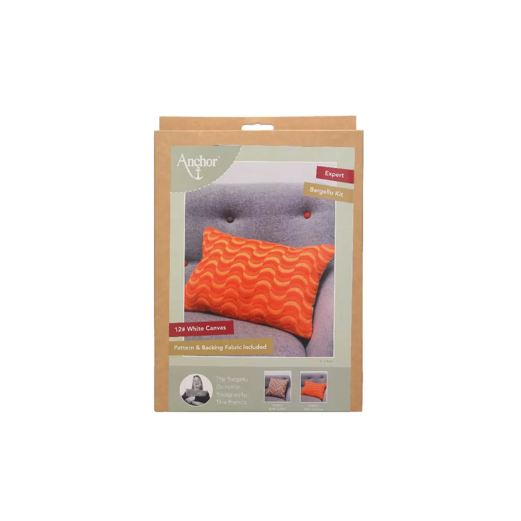 Décoration DIY Coussin Wave Bargello Anchor Kit Point Compté 30x45cm
