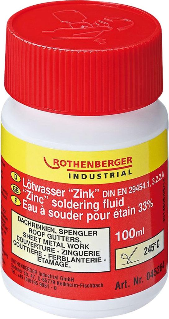 Flussmittel Flüssig Zink Für Weichloten Produktbild 