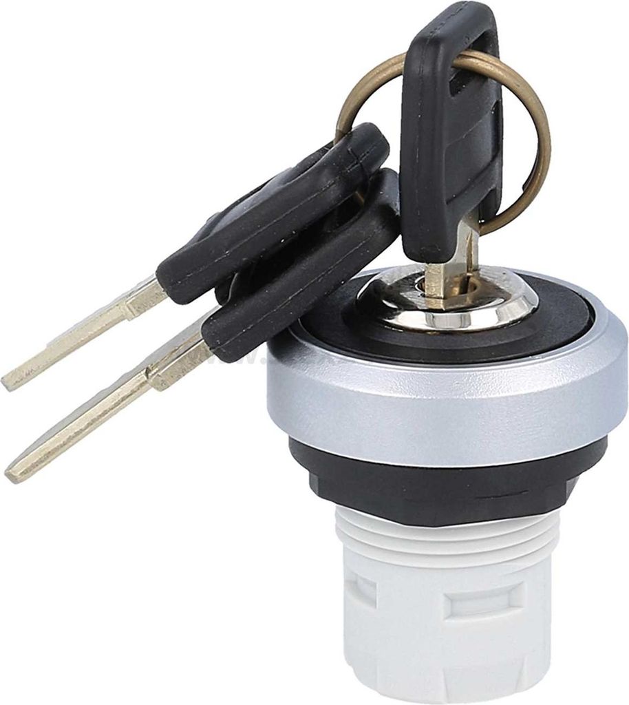 Georg Schlegel Schlüsseltaste rastend verschiedenschließend, rund, OKTRON-R Beleuchtbar: Nein Beschriftbar: Nein - 1