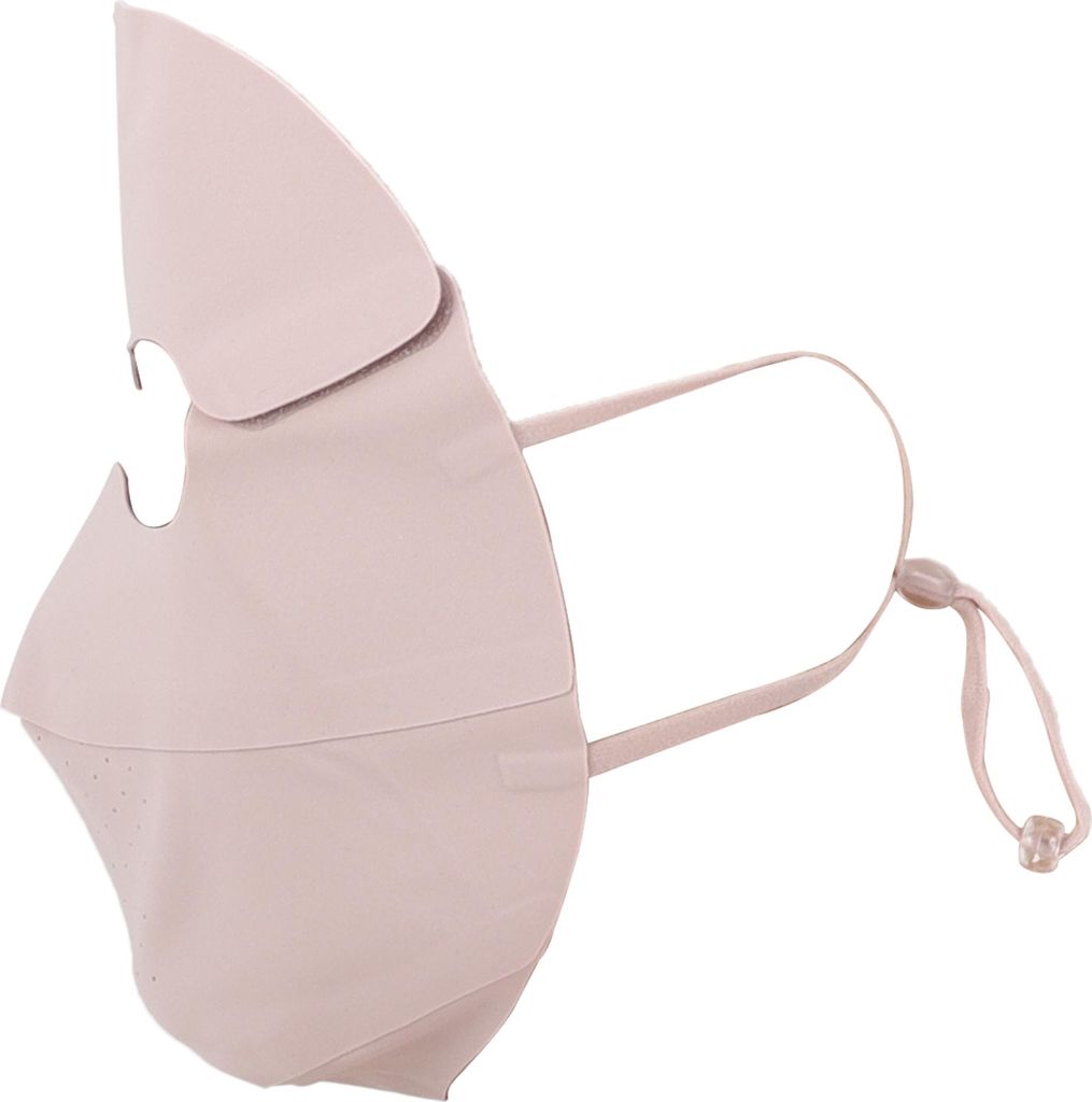 Verstellbare Vollgesichtsmaske Verstellbare 7,09" Winddichte Gesichtsabdeckung Sonnen-UV-Schutz Pink