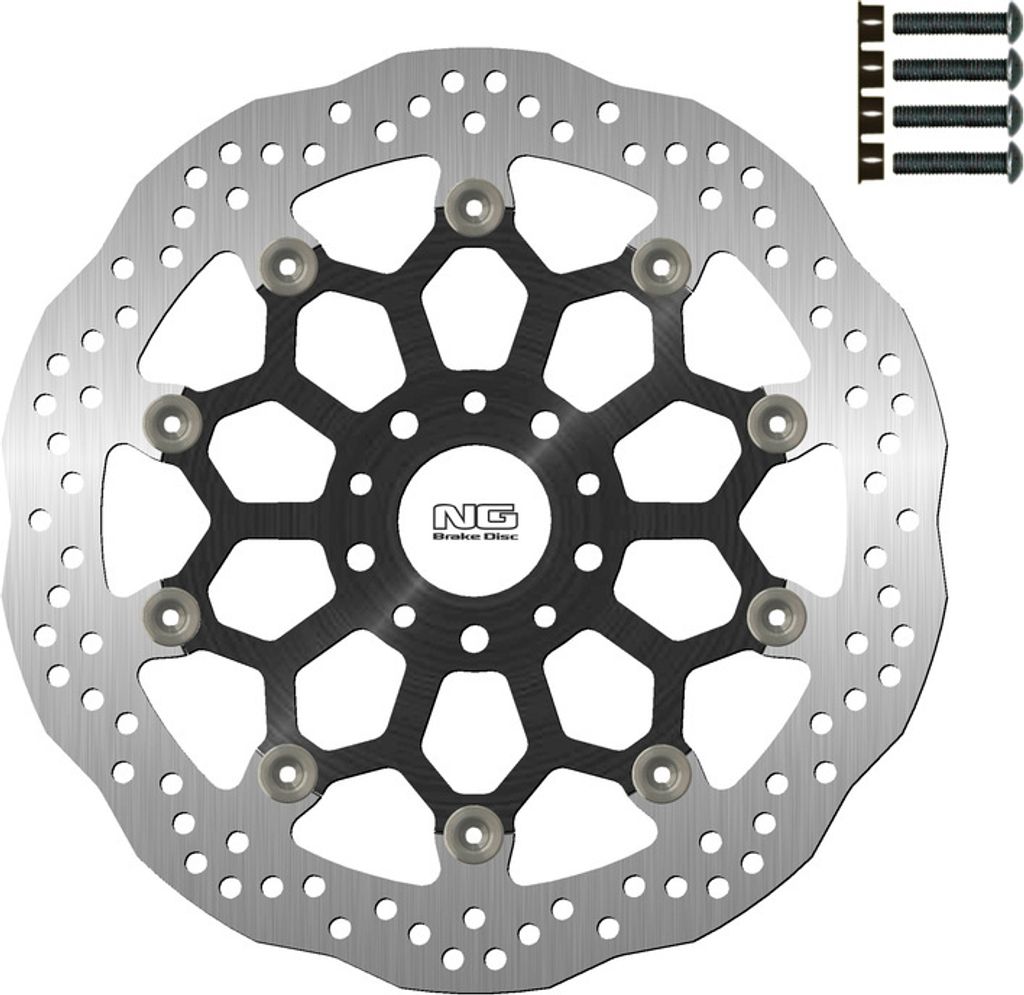 NG BRAKES Bremsscheiben Kit Wave schwimmend Oversize