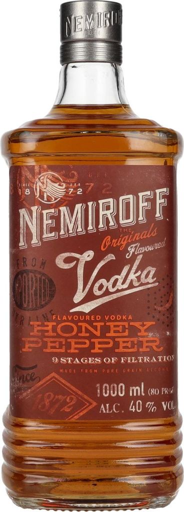 Nemiroff HONEY PEPPER Flavoured Vodka 40% Vol. 1l Image du produit 