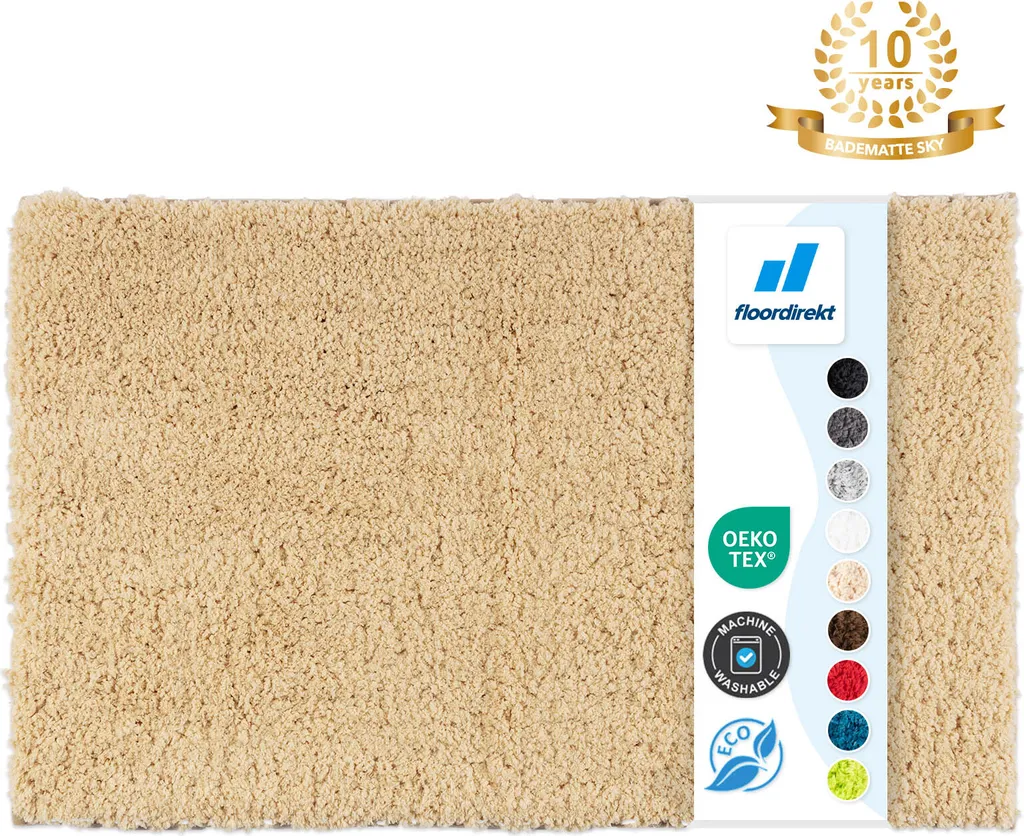 Tappeto Sky Beige 70x120 - Qualità Hotel per il Tuo Bagno