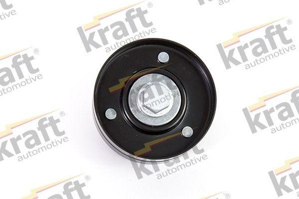 KRAFT AUTOMOTIVE 1220008 Umlenk-/Führungsrolle, Keilrippenriemen OE 32145276 kompatibel mit Golf IV, Bora, Octavia, Toledo, Leon