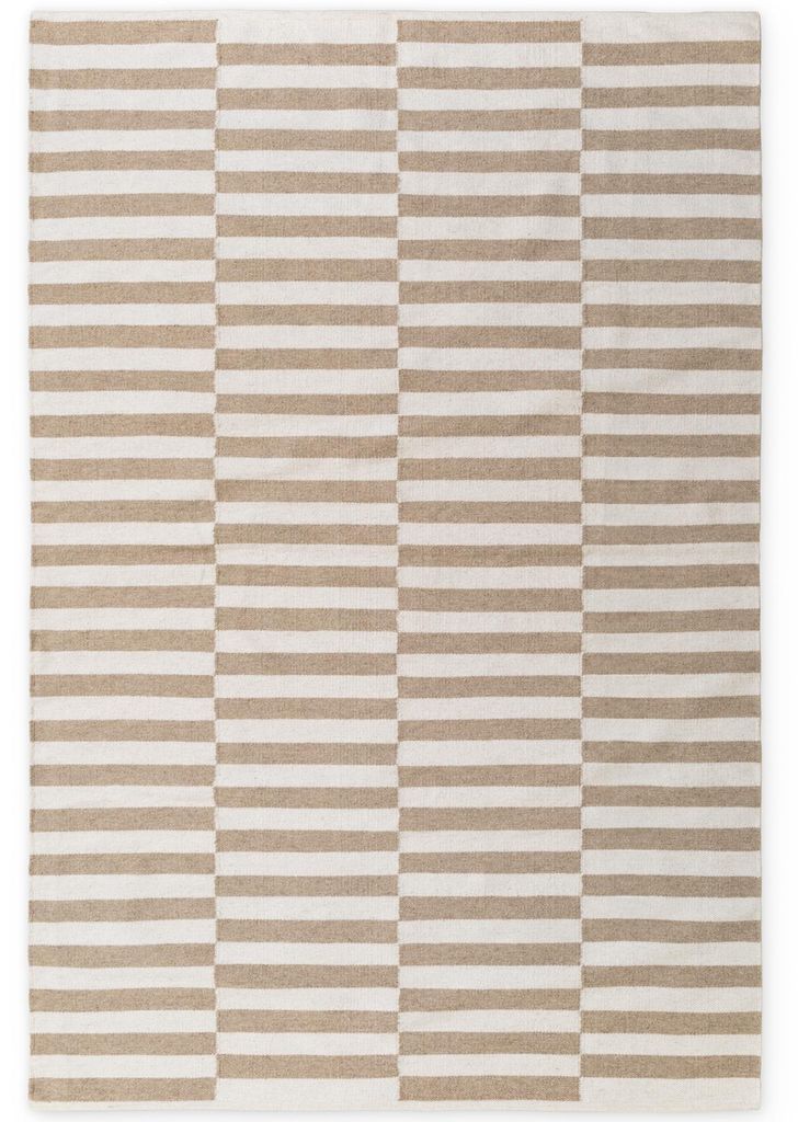 Hanse Home Wollteppich Vika, Handgewebt, Streifen, Produktbild 