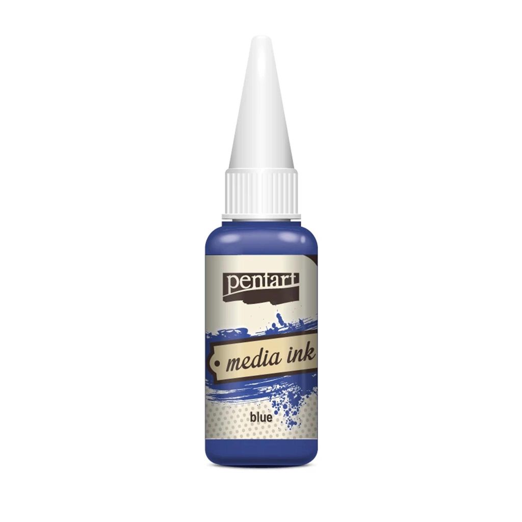 PENTART Medientinte auf Alkoholbasis, 20 ml, Blau