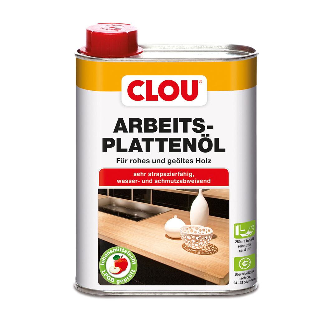 Clou Arbeitsplattenöl farblos 250 ml Produktbild 