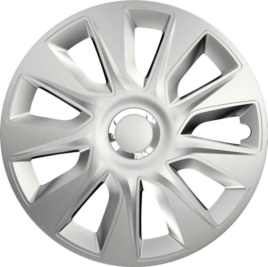 VERSACO | Radkappen Radzierblenden Stratos RC 17" Silber Produktbild 