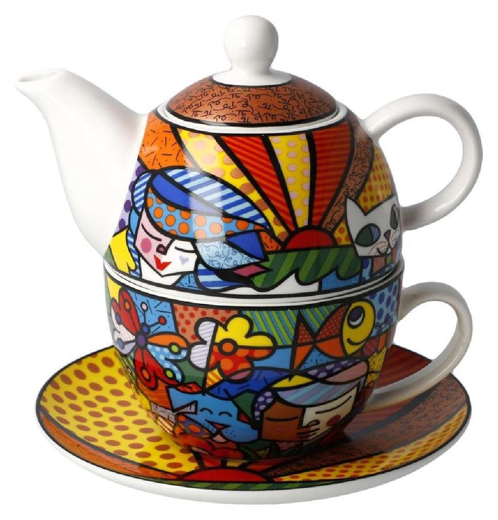 Goebel Romero Britto - Garden - Tea for One