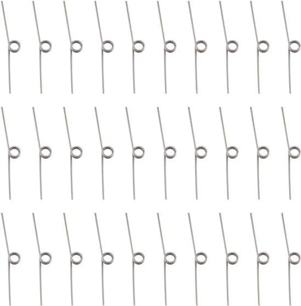 Ressorts de torsion Ø 1,2 mm pour meubles et menuiserie, lot de 30 pièces
