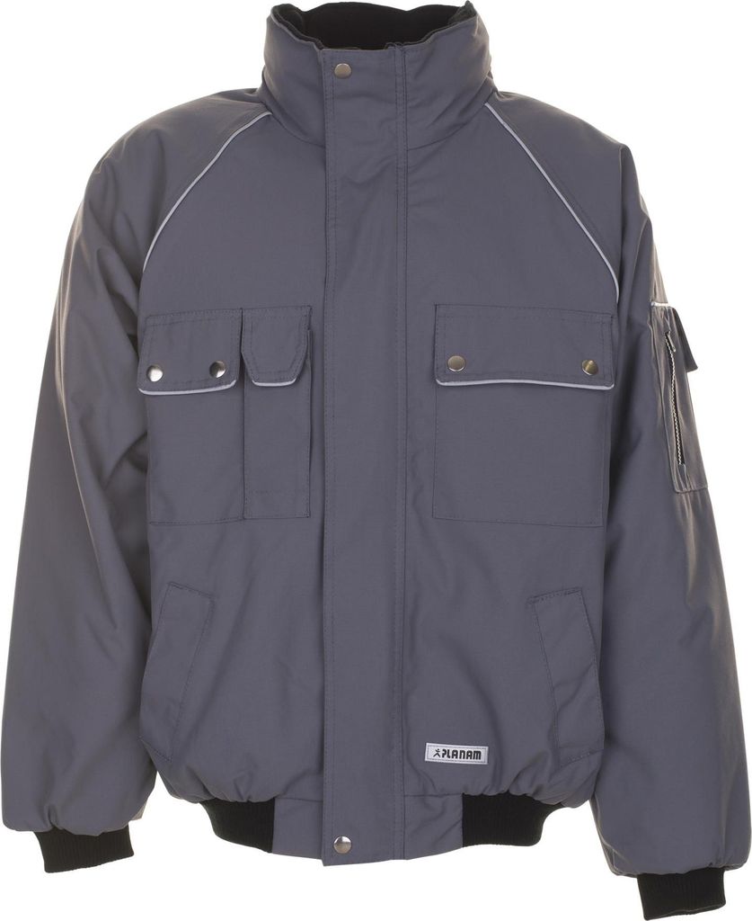 Größe XXXL Herren Planam Canvas 320 Winter Blouson grau schwarz Modell 2183