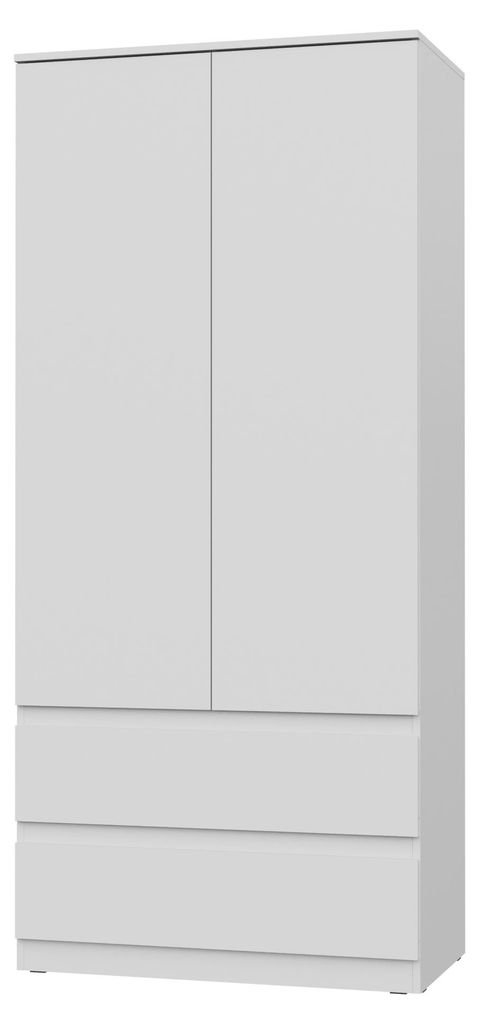 Skriňa raumhirsch, biela, 90 x 203 x 50 cm Obrázok produktu 