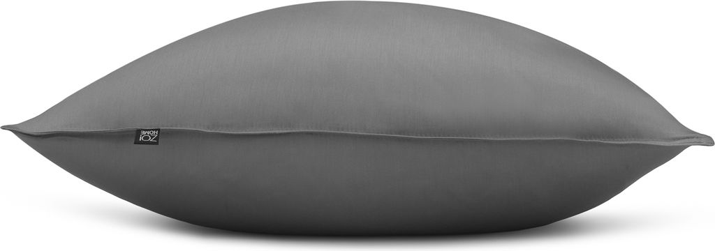 Satinado 2x Kissenbezug 50x50 Classic Anthracite