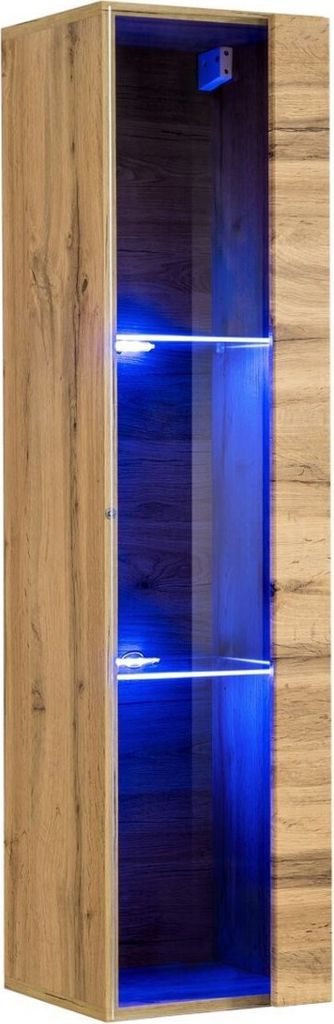 Hänge-Vitrine RIONATA 7 – Eiche Wotan Produktbild 