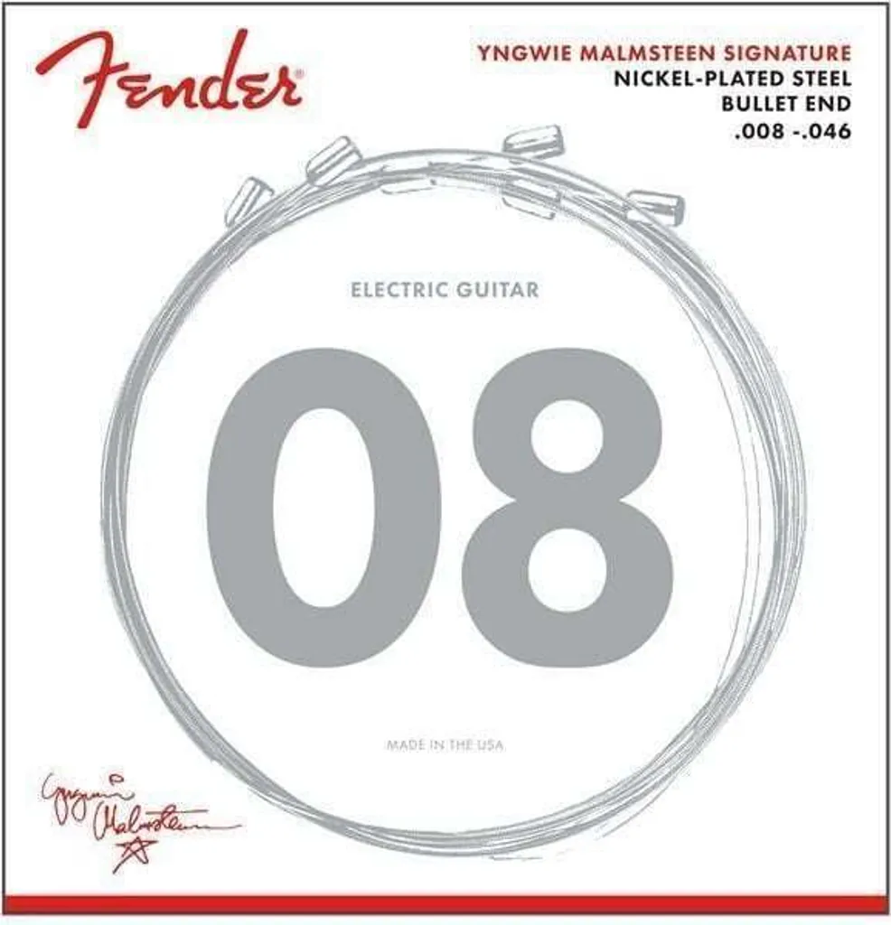 Jeu de Cordes Fender Guitare Electrique Yngwie Malmsteen 08-46