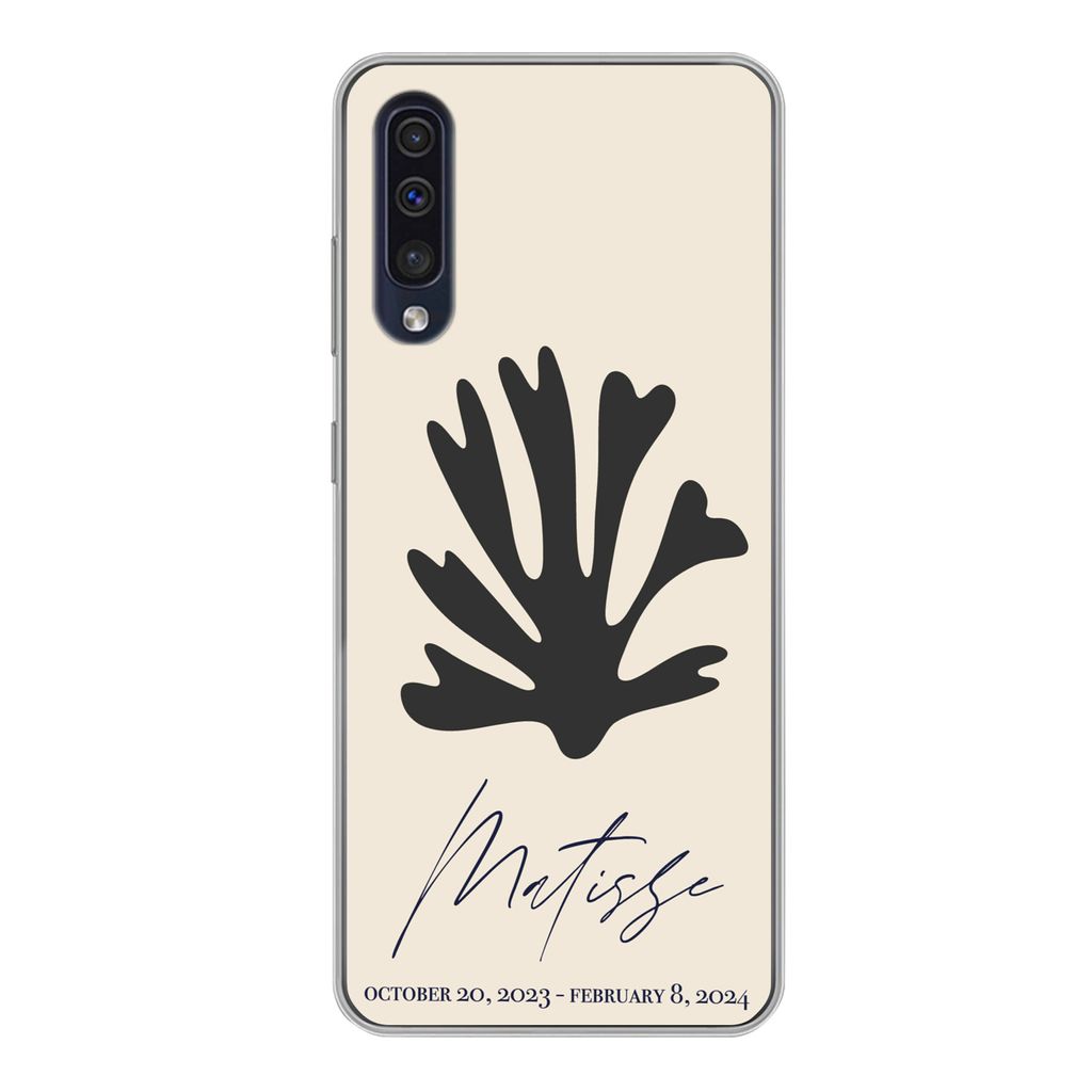 MuchoWow Handyhülle Schutzhülle Hülle für Samsung Galaxy A50 Blumen - Abstrakt - Matisse Silikon Softcase Handy Hülle - Mobiltelefonhülle