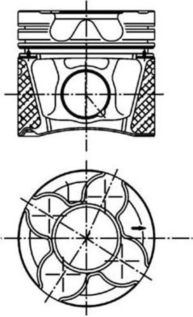 Piston KOLBENSCHMIDT haute résistance pour BMW Série 3 E46 et Boxster