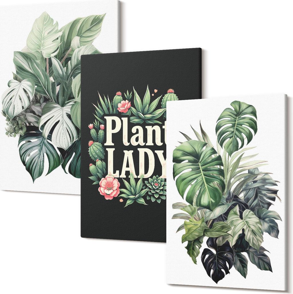 Wandbild – Leinwandbild – Leinwandbilder – Polycanvas – Kunstdruck – Modern – Panorama – Mehrteilig – 3-Teilig Set – Hochwertig ...