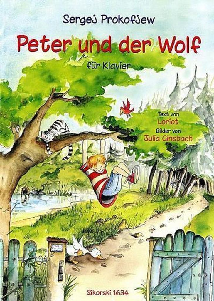 Peter und der Wolffür Klavier