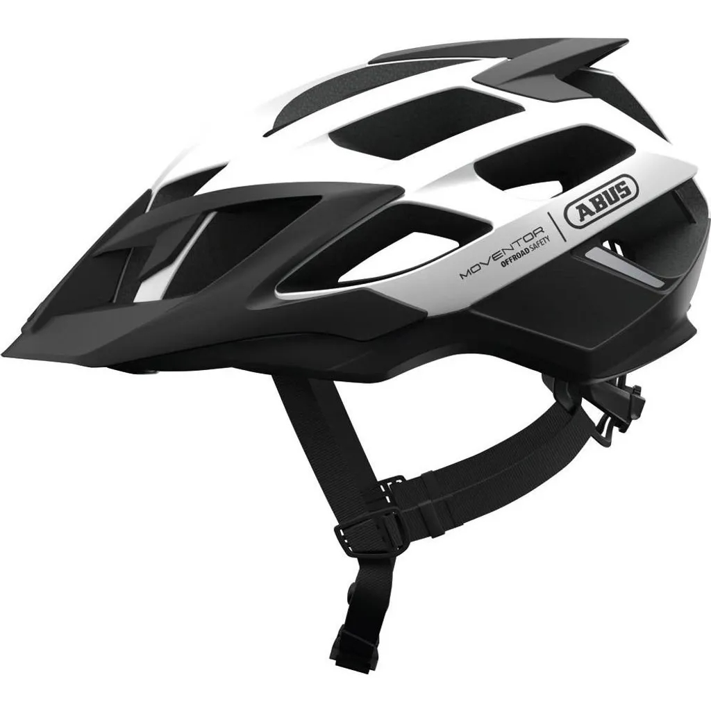 ABUS Moventor Casque VTT Blanc - Protection Légère et Confort Absolu