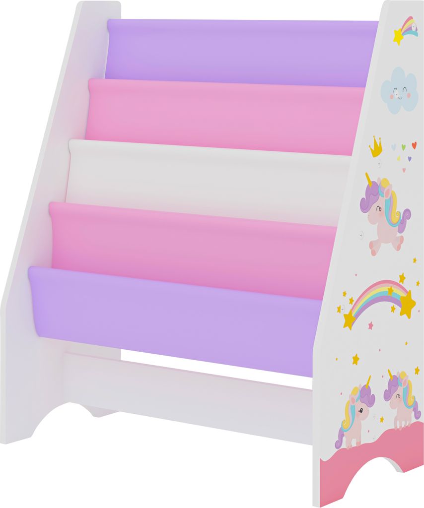 Boîte Rangement Jouets Pliable Étagère Enfant 3 Compartiments + 4 Boîtes Dinosaure - Rangement Livres Et Jouets 98x83x30cm